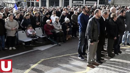 Une semaine après les attentats: 90 personnes réunies à Chateau-Thierry