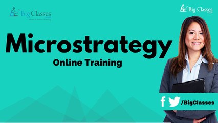 MicroStrategy Training Video | MicroStrategy Tutorials