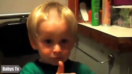 Kids Cut Their Own Hair Compilation 2013 To 2015 , # 10