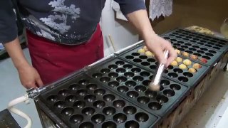 Octopus balls (takoyaki) Japanese Cuisine