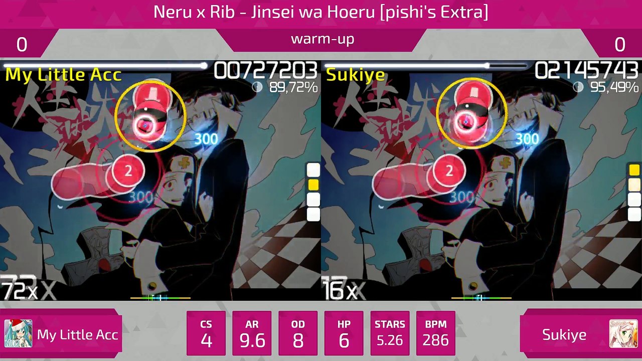 osu! French Duel: My Little Acc vs. Sukiye (commenté par Saizu et ThePooN) (AUTO-RECORD) (2015-11-21 17:06:55 - 2015-11-21 18:05:52)