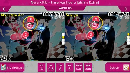 osu! French Duel: My Little Acc vs. Sukiye (commenté par Saizu et ThePooN) (AUTO-RECORD) (2015-11-21 17:06:55 - 2015-11-21 18:05:52)