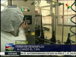 Brasil: tasa de desempleo alcanza máximo de 7.9%