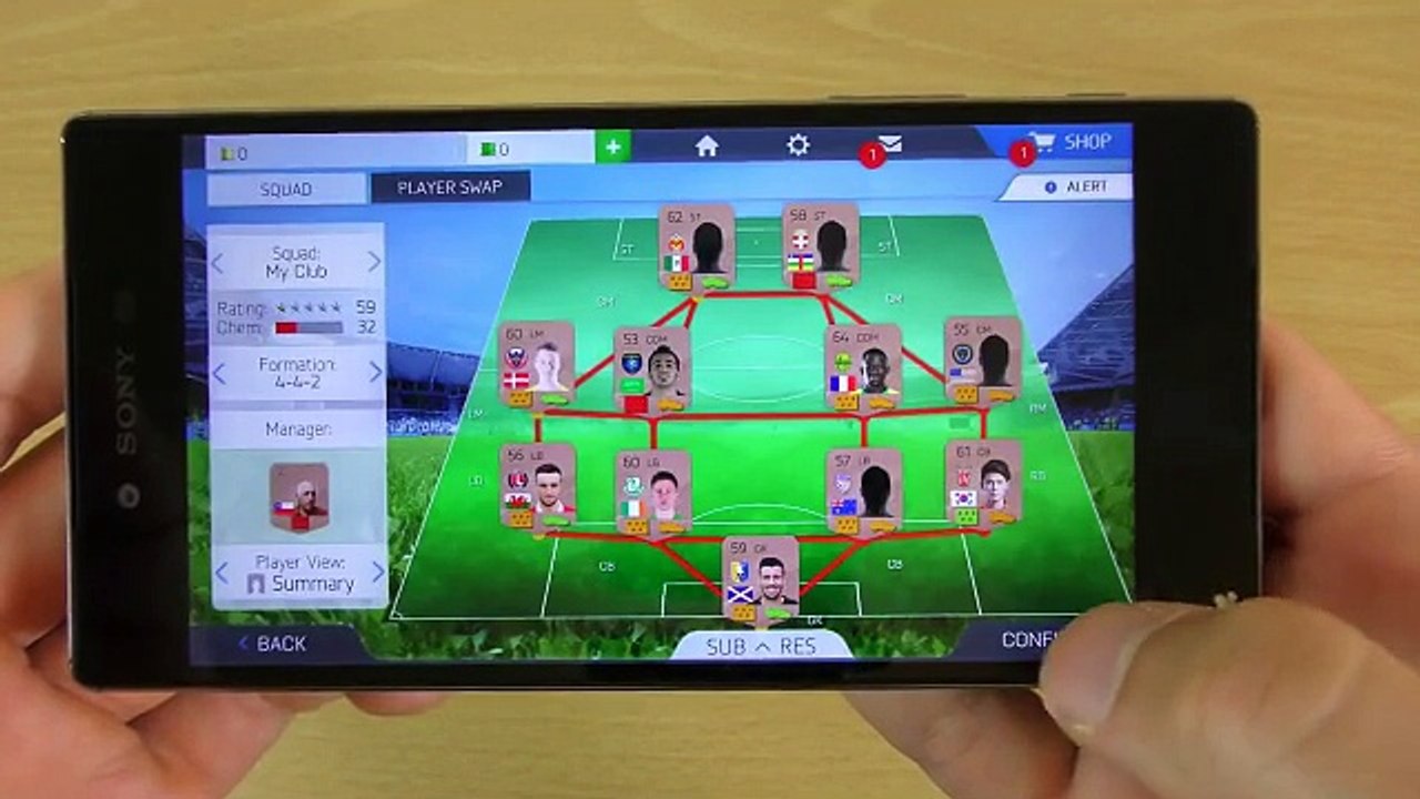 Sony Xperia Z5 Premium Gaming - Fifa 16 Ultimate Team! (4K)