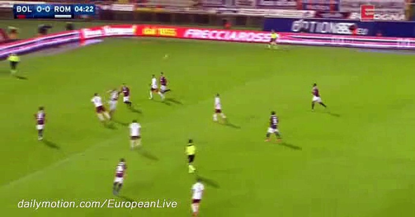 Roma BIG Chance - Bologna v. AS Roma - Serie A - 21-11-2015 HD