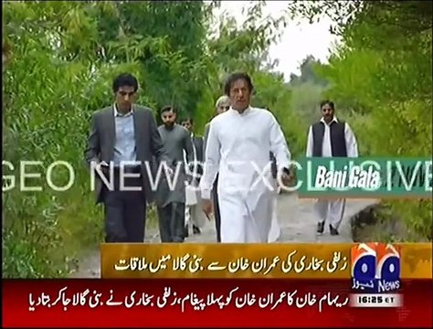 Zulfi Bukhari passes Reham Khan's message to Imran Khan