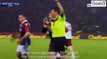 Emanuele Giaccherini Disallowed Goal Bologna 0 - 0 AS Roma Serie A 21-11-2015