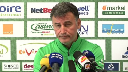 Foot - L1 - ASSE : Galtier «Ne pas avoir d'appréhension»