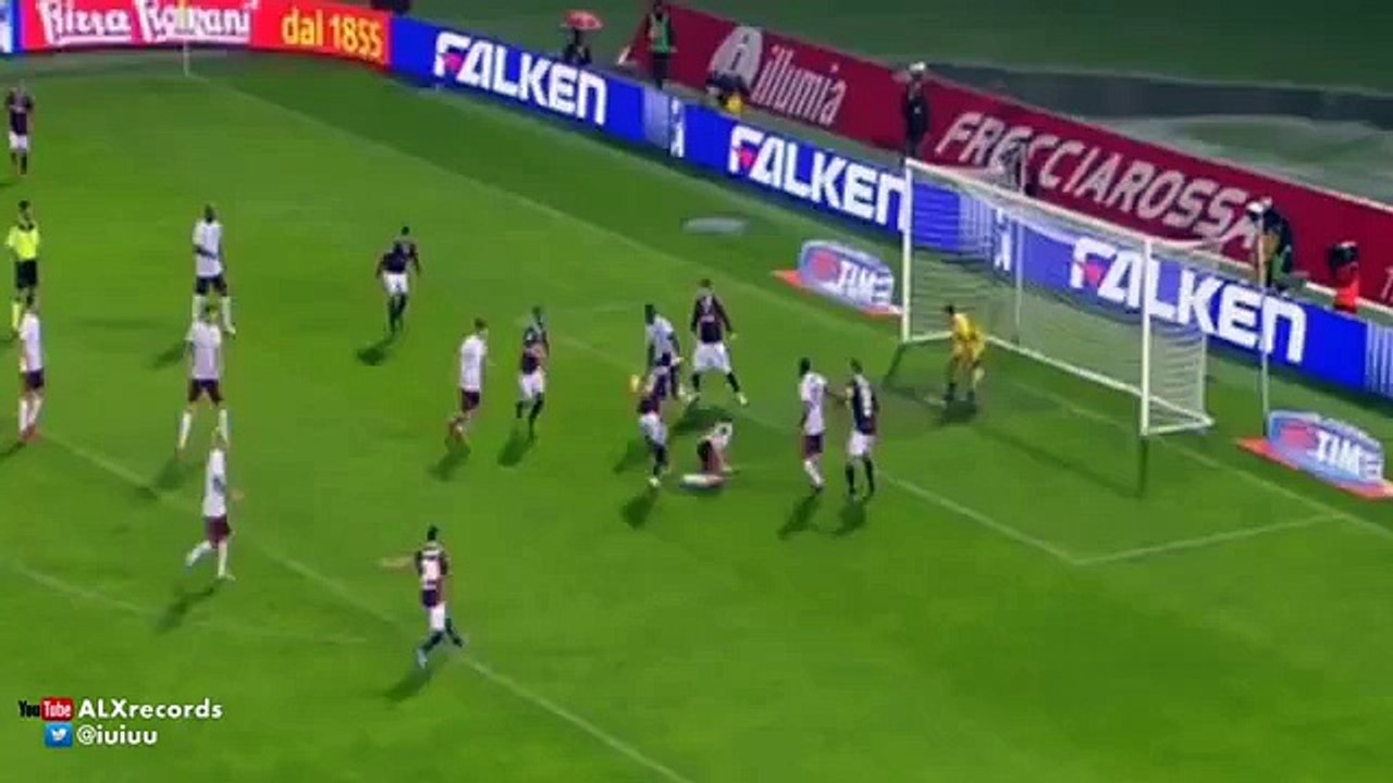 Adam Masina Goal Bologna vs AS Roma 1-0 (Seria A) 2015