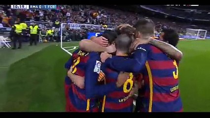 Real Madrid 0-1 Barcelona  - Luis Suárez Goal - 21-11-2015