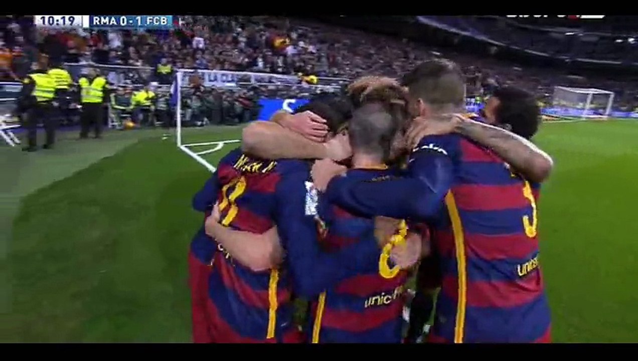 Luis Suárez Goal - Real Madrid 0-1 Barcelona  - 21-11-2015