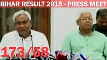 Nitish Kumar, Lalu Prasad Yadav Press Conference on Bihar Election Result 2015 | Full Video