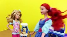 Frozen Anna Babysitting CRAZY Baby ❤ Spiderman, Barbie Ariel Babysitter Dolls Play Doh