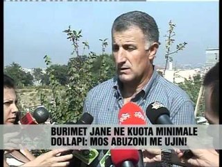 Dollapi: Mos abuzoni me ujin - Vizion Plus - News - Lajme
