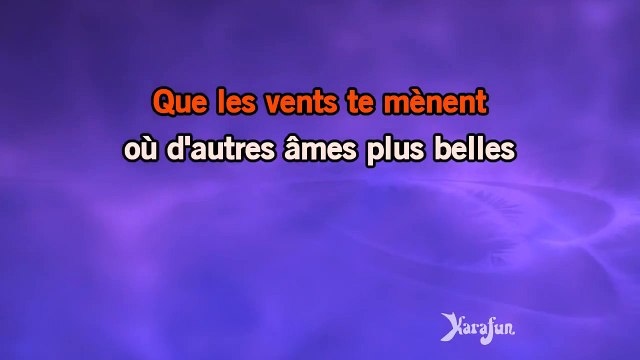 Karaoké Puisque tu pars - Jean-Jacques Goldman *