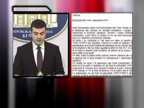 Patozi letër Ruçit për reformën zgjedhore - Vizion Plus - News - Lajme