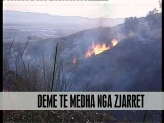 Zjarr ne Fier, Vlore dhe Elbasan - Vizion Plus - News - Lame