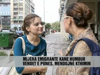 Kriza, emigrantet ne dileme - Vizion Plus - News - Lajme