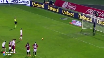Miralem Pjanic Goal Bologna vs AS Roma 1-1 (Seria A) 2015
