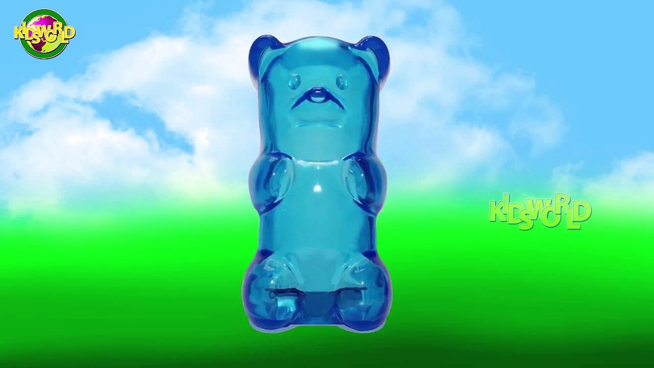 Gummy Bear Kids World Finger Family Rhymes | Cartoon Finger Family For Babies |