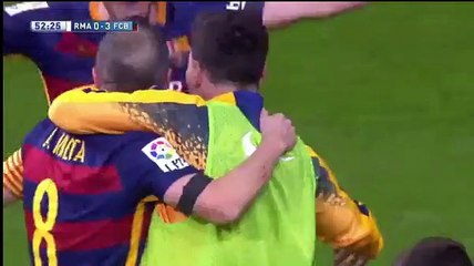 Iniesta Amazing GOAL (0:3) Real Madrid vs Barcelona