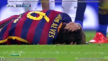 Cristiano Ronaldo have been sent off for elbowing Dani Alves in the head El Clasico 2015