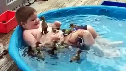 Birds Love Little Boy