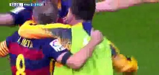 Iniesta Amazing Goal ~ Real Madrid vs Barcelona 0-3 ~ EL CLASICO 2015 HD