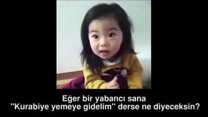 Kızını yabancılara karşı uyaran Koreli anne (Türkçe altyazılı)