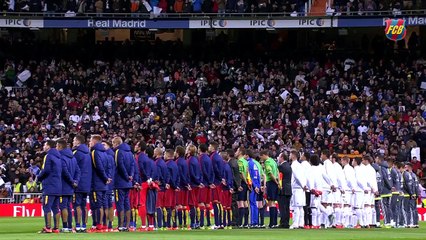 Minute's silence in the Bernabéu for the victims of the Paris attacks