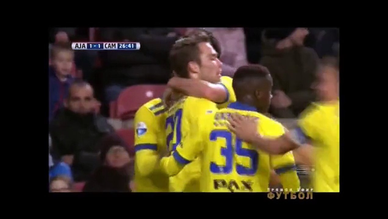 1-1 Sander van de Streek Goal Holland  Eredivisie - 21.11.2015, AFC Ajax 1-1 SC Cambuur