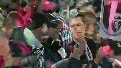 AC Milan and Juventus players sing France National Anthem before derby game 2015