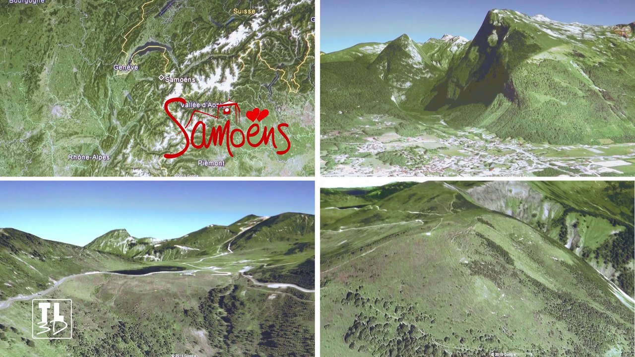 Montagnes à Samoëns | Vidéo aérienne par drone | TL3D