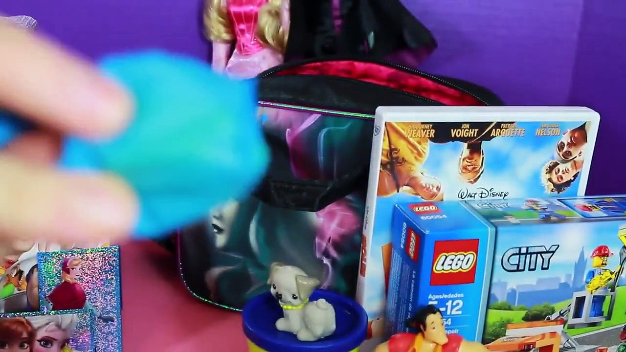 Surprise Box Opening Surprise Lunch Boxes Disney Princess Aurora VS Maleficent Play Doh Fr
