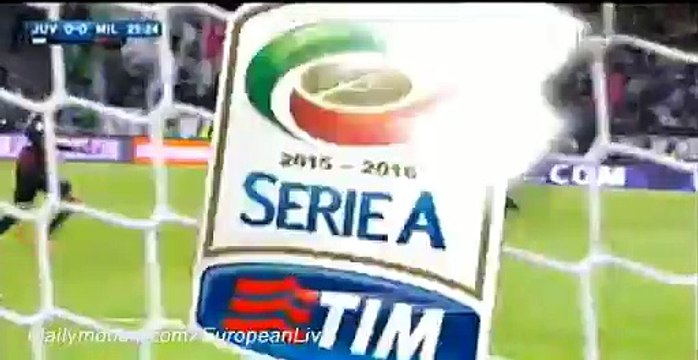 Gianluigi Donnarumma Fantastic Save - Juventus vs AC Milan - 21.11.2015