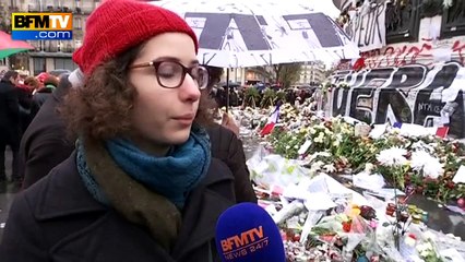 Attentats: les hommages aux victimes continuent place de la République