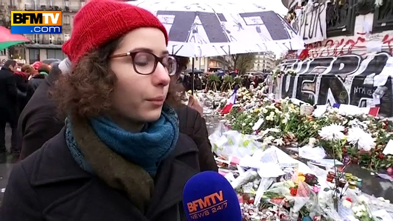Attentats: les hommages aux victimes continuent place de la République