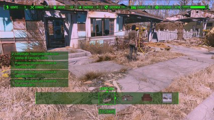 Fallout 4, gameplay Español parte 19, Limpiando la oficina de reclutamiento de la guardia nacional