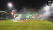 Panathinaikos vs Olympiacos crazy violence (Match suspended) 21.11.2015 HD