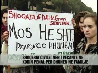 Shoqëria civile: Ndal dhunës ne familje! - Vizion Plus - News - Lajme