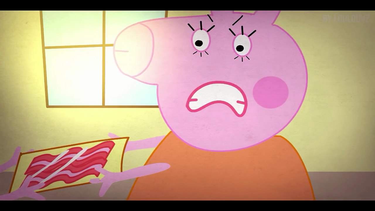 peppa Peppa Pig and the Bacon Parody - LoulouVZ humor