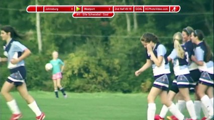 Girls Soccer - Johnsburg Jaquars vs Westport Eagles 09-30-14 - Score Bug - 2nd Half