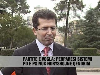 Partitë e vogla kundër PD e PS - Vizion Plus - News - Lajme