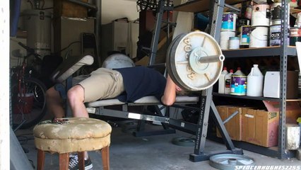 Bench Press 325lbs. Max Spencer Hughes