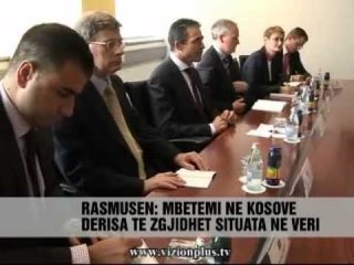 Rasmusen: NATO mbetet në Kosovë - Vizion Plus - News - Lajme