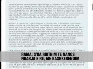 Rama: Asnjë rebelim ne PS - Vizion Plus - News - Lajme