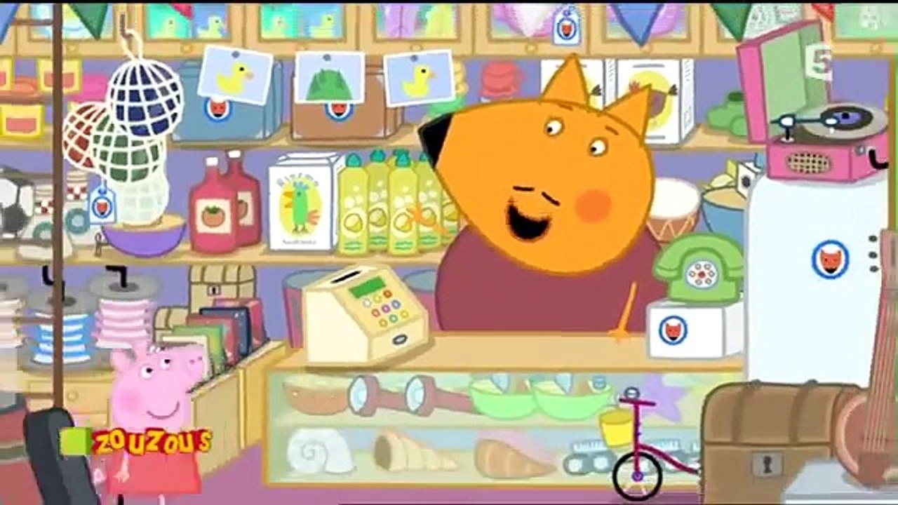 Peppa Pig Francais ★ S4x06 ★ Le magasin de monsieur fox