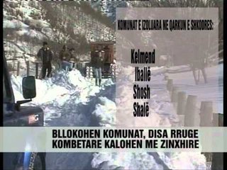 Dëbora izolon mijëra banore - Vizion Plus - News, Lajme