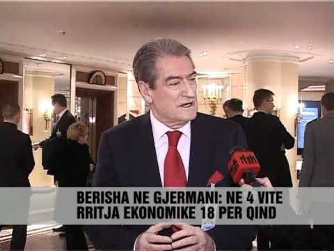 Berisha: Shqipëria, sukses ekonomik - Vizion Plus - News - Lajme