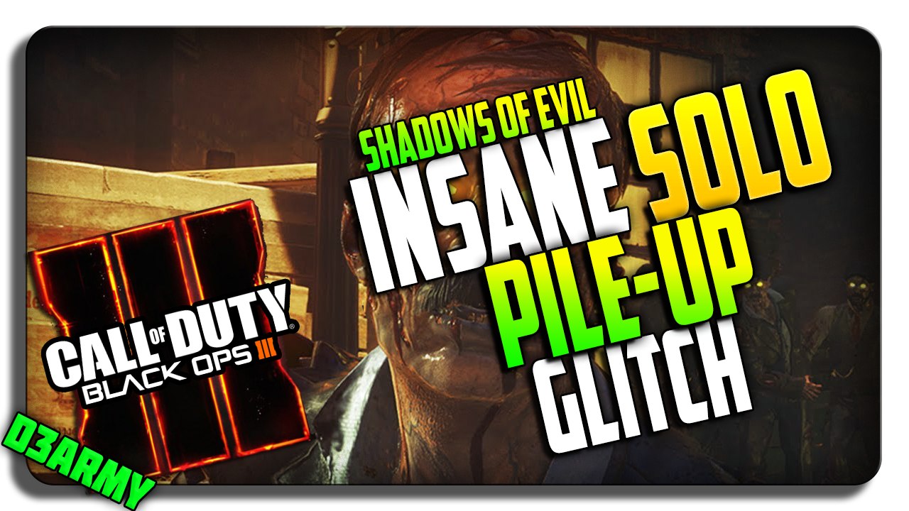Black Ops 3 Zombie Glitches: SOLO INVINCIBILITY Glitch on Shadows Of Evil